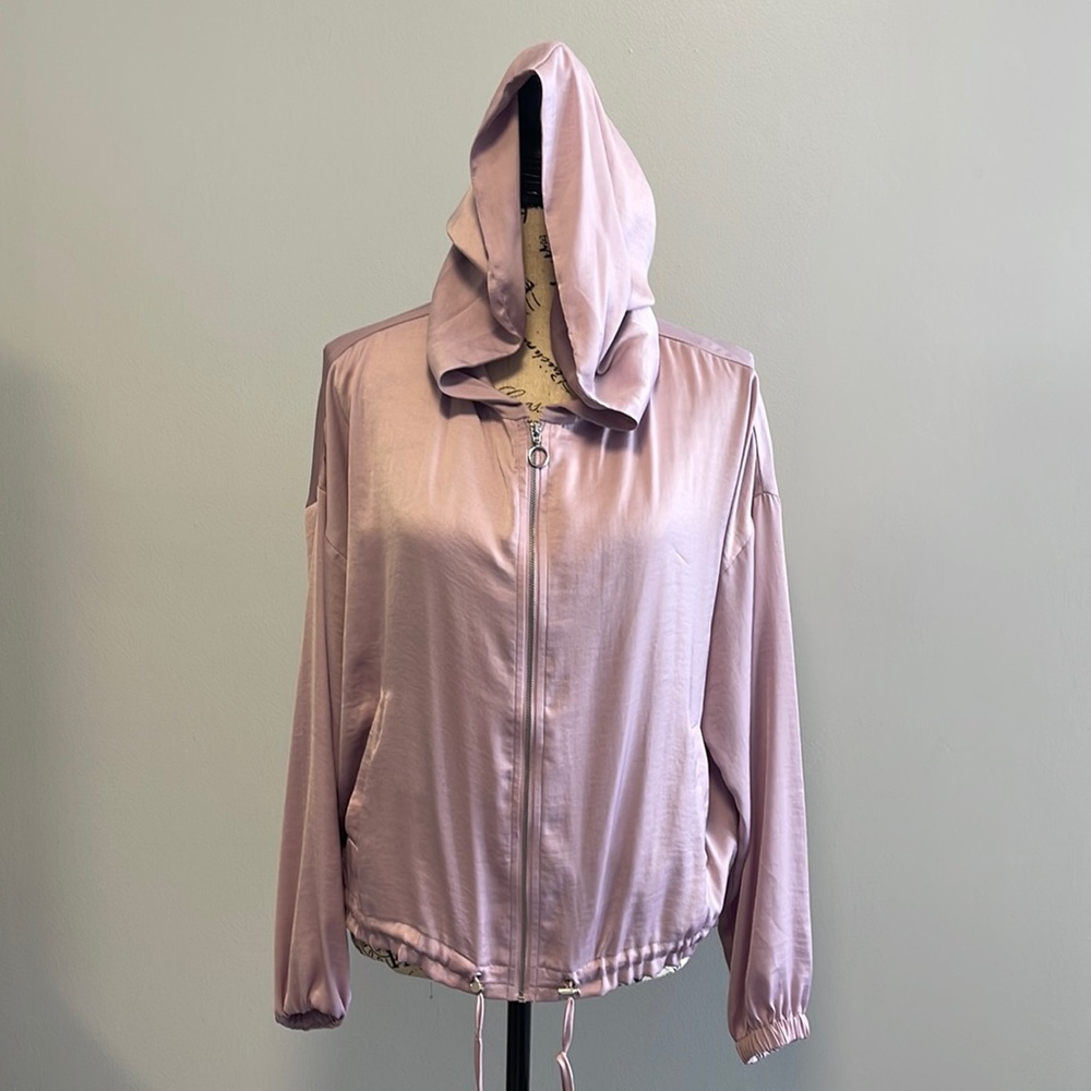 Forever 21 track hooded jacket